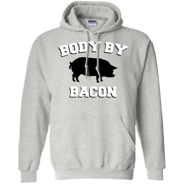 body by bacon hoodie - ash