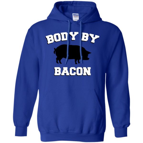 body by bacon hoodie - royal blue