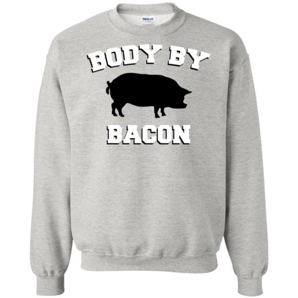 body by bacon sweatshirt - ash
