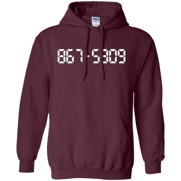 8675309 hoodie - maroon