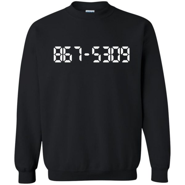 8675309 sweatshirt - black