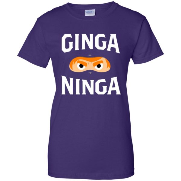 ginga ninja womens t shirt - lady t shirt - purple