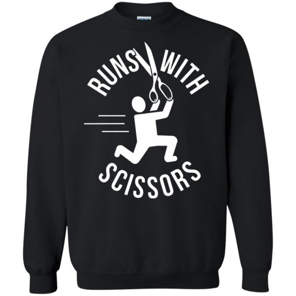 runs with scissors sweatshirt - black