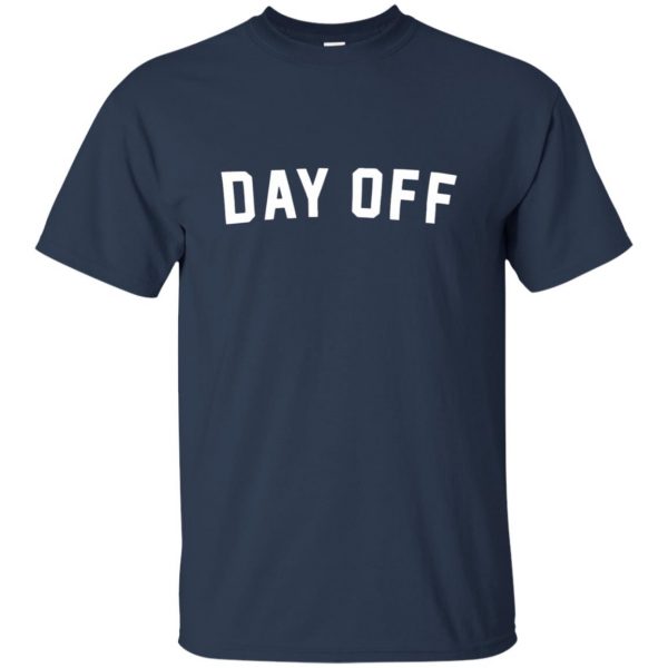 day off t shirt - navy blue