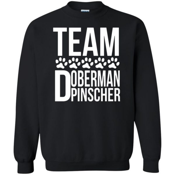 doberman pinscher sweatshirt - black