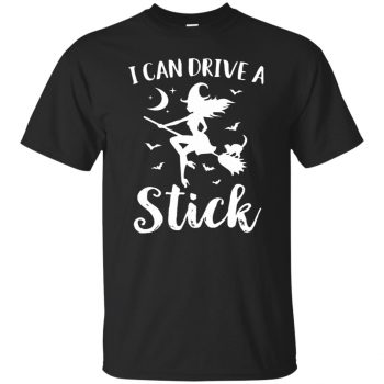 yes i can drive a stick t shirt - black