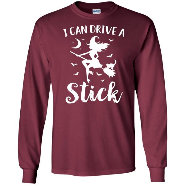 yes i can drive a stick long sleeve - maroon