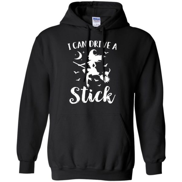 yes i can drive a stick hoodie - black