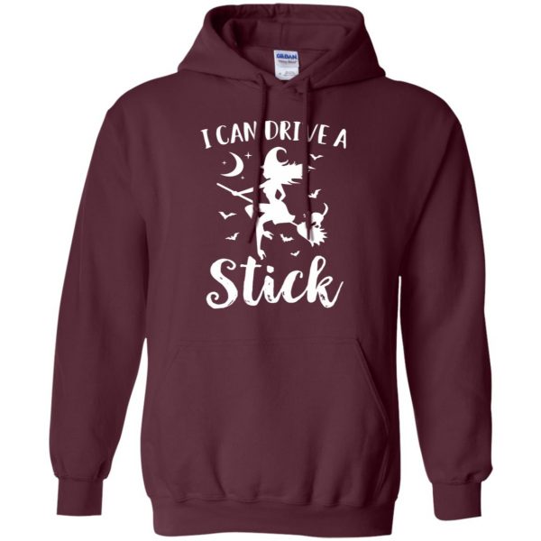 yes i can drive a stick hoodie - maroon