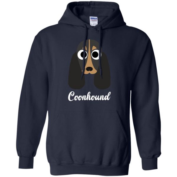 coonhound hoodie - navy blue