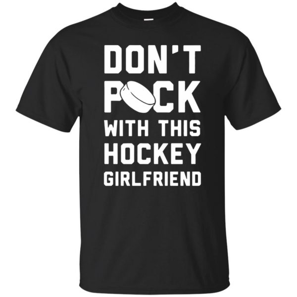 hockey girlfriend shirt - black