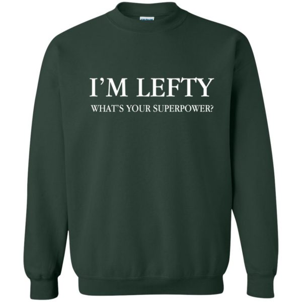 lefty sweatshirt - forest green