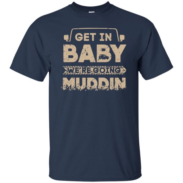 muddin t shirt - navy blue