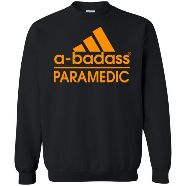 paramedic sweatshirt - black