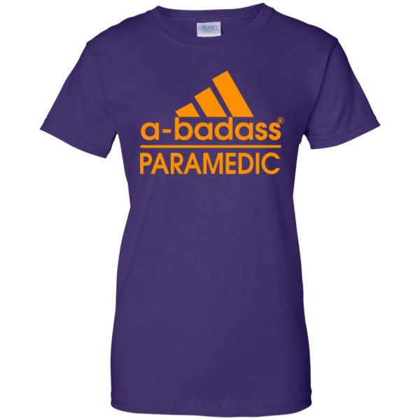 paramedic womens t shirt - lady t shirt - purple