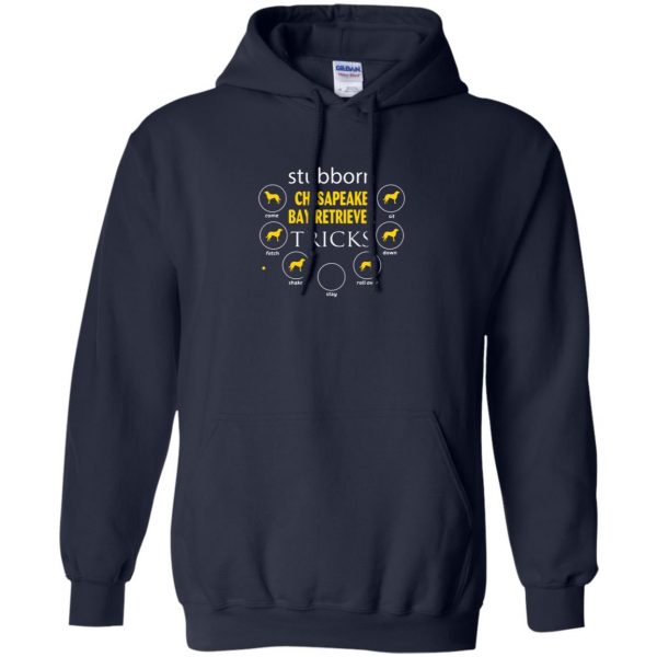 chesapeake bay retriever hoodie - navy blue