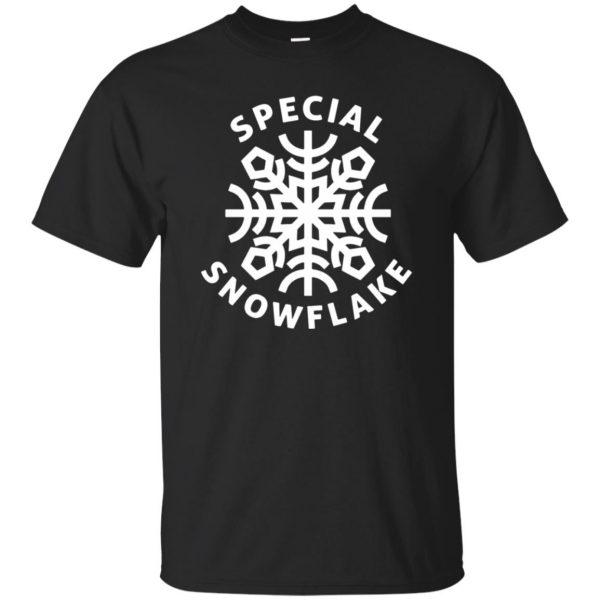 special snowflake t shirt - black