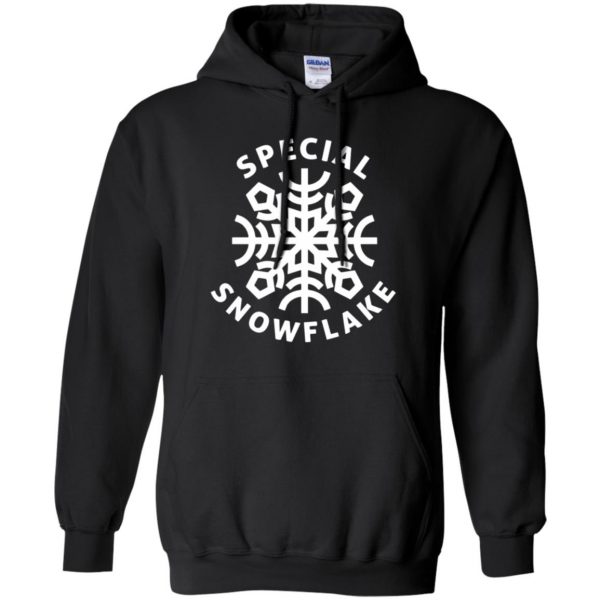 special snowflake hoodie - black