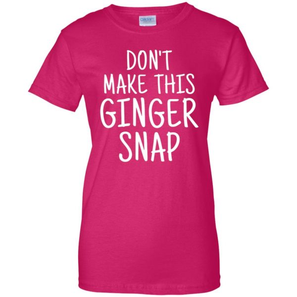 ginger snap womens t shirt - lady t shirt - pink heliconia