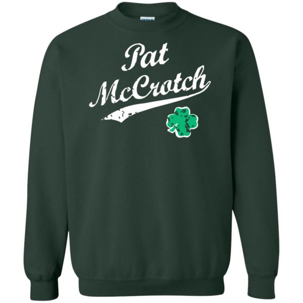 pat mccrotch sweatshirt - forest green