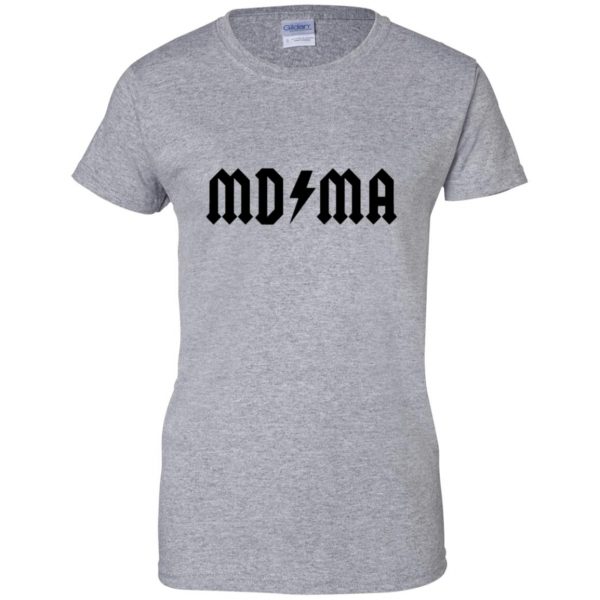 mdma womens t shirt - lady t shirt - sport grey