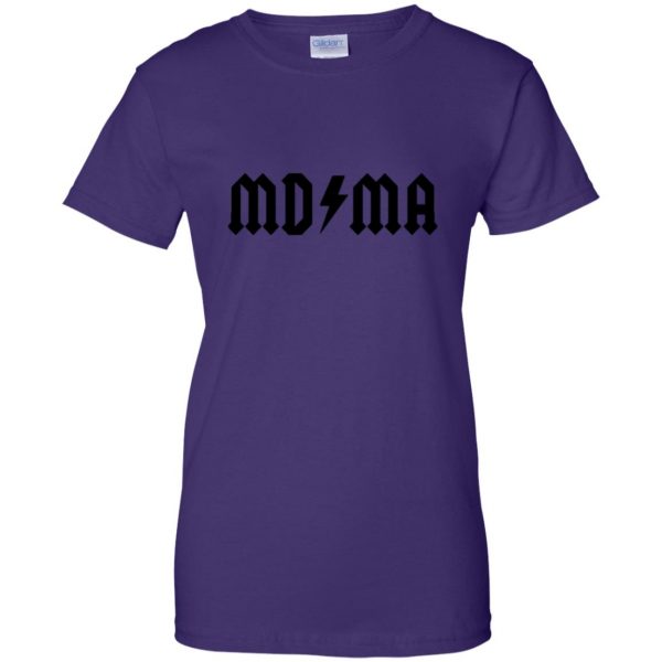 mdma womens t shirt - lady t shirt - purple