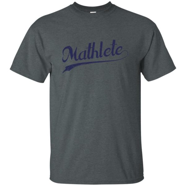 mathlete t shirt - dark heather