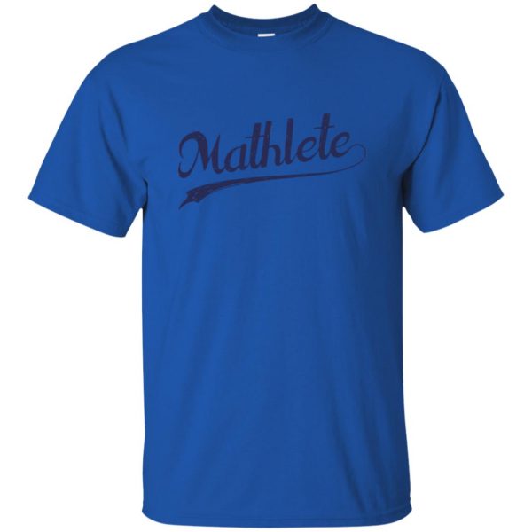 mathlete t shirt - royal blue