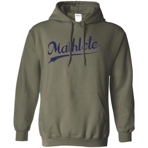 mathlete hoodie - military green