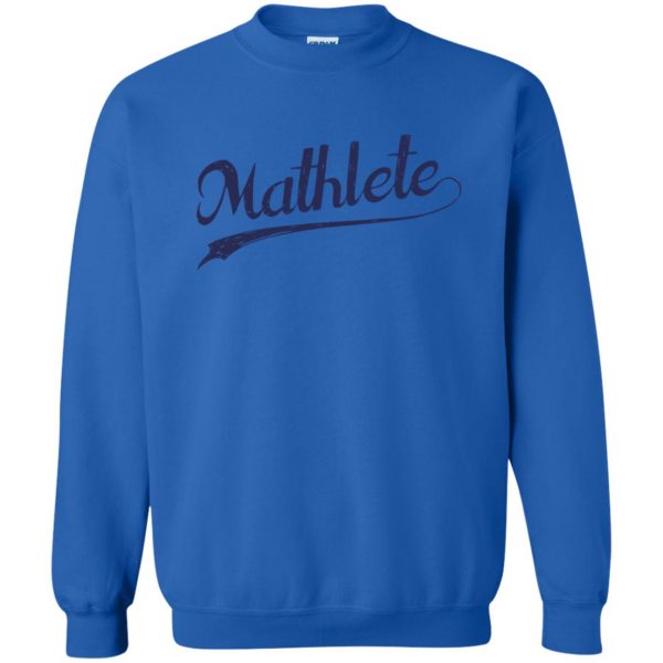 mathlete sweatshirt - royal blue