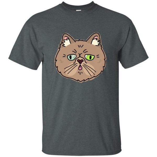 persian cat t shirt - dark heather