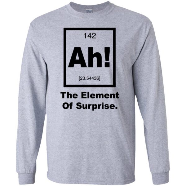 ah the element of surprise long sleeve - sport grey