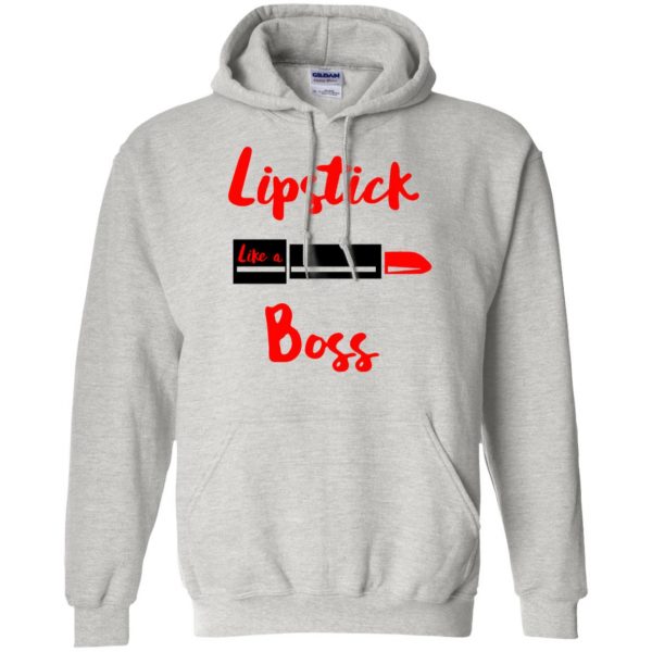 lipstick hoodie - ash