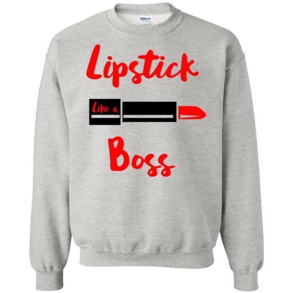 lipstick sweatshirt - ash