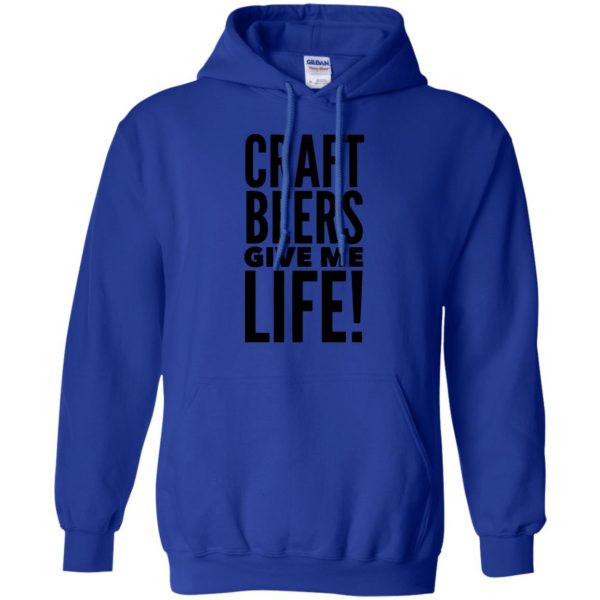 craft beer hoodie - royal blue