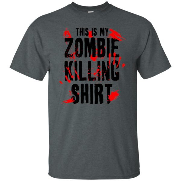 this is my zombie killing t shirt - dark heather