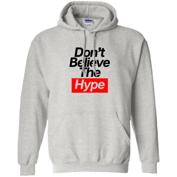 believe the hype hoodie - ash