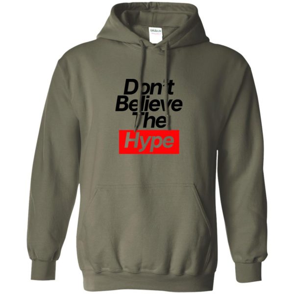 believe the hype hoodie - military green