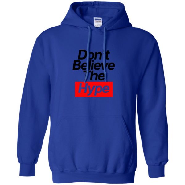 believe the hype hoodie - royal blue
