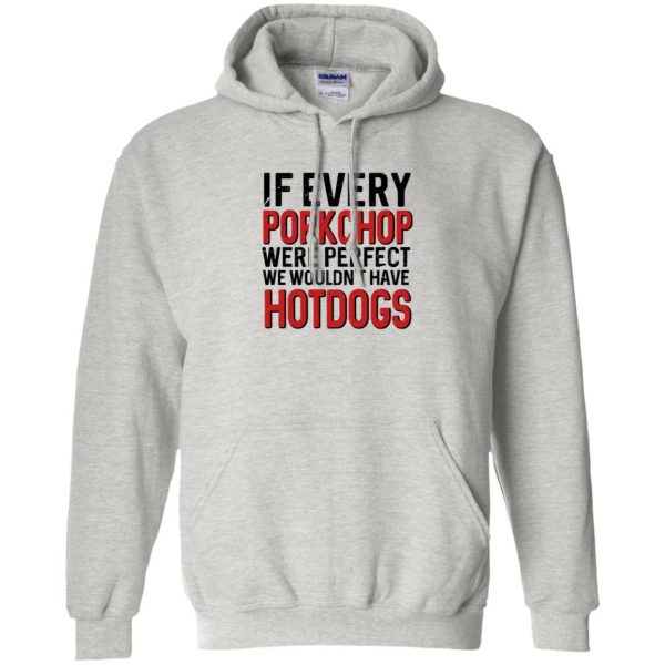 if every porkchop were perfect hoodie - ash