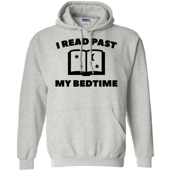 i read past my bedtime hoodie - ash