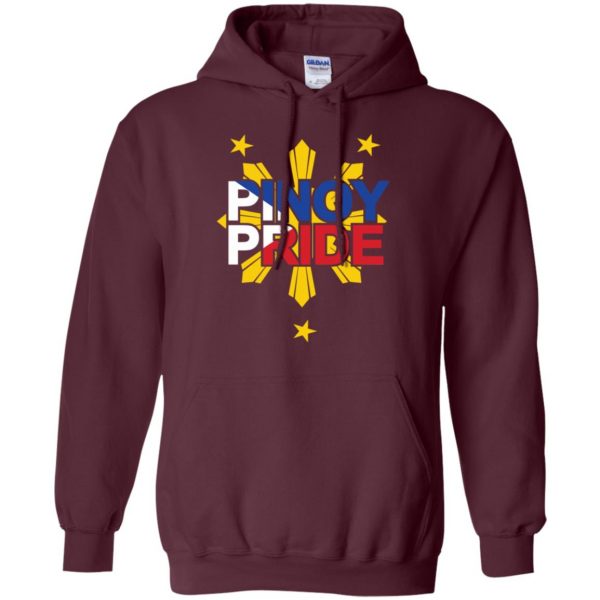 pinoy hoodie - maroon