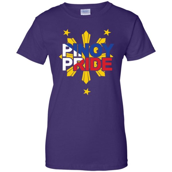 pinoy womens t shirt - lady t shirt - purple