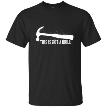 this is not a drill shirt - black