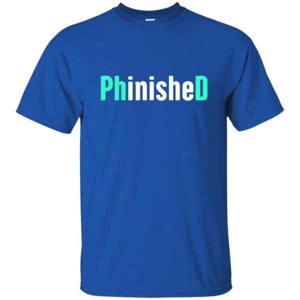 phinished t shirt - royal blue