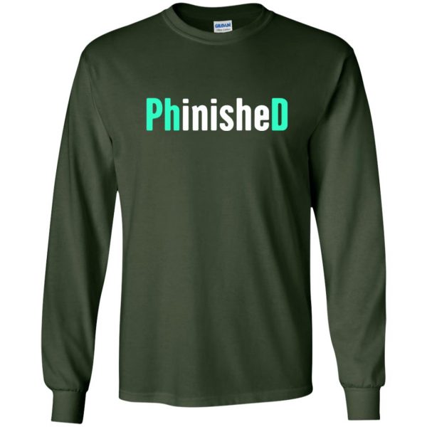 phinished long sleeve - forest green