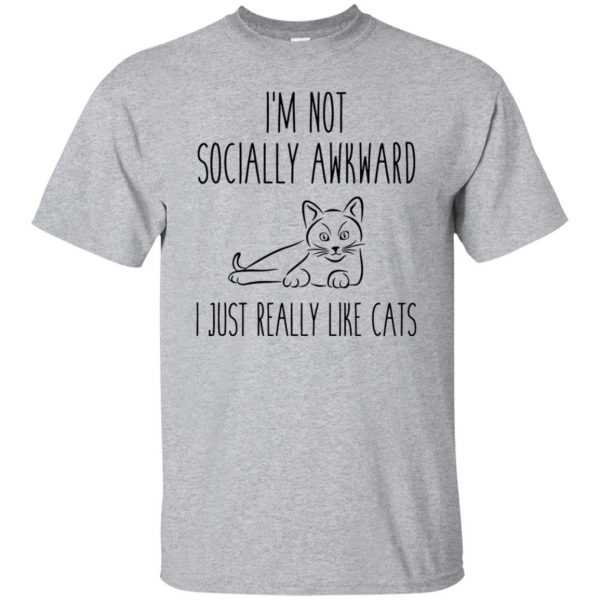 socially awkward shirt - sport grey