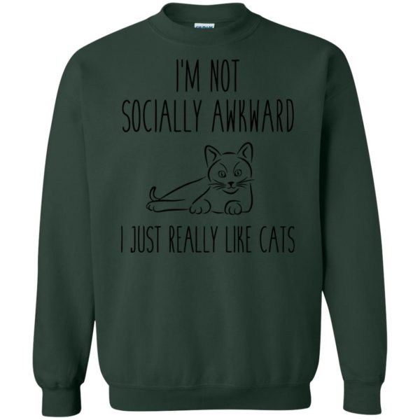 socially awkward sweatshirt - forest green