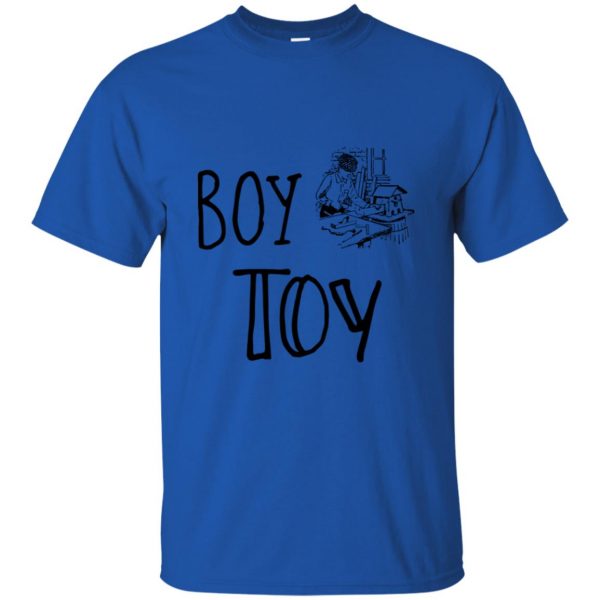 boy toy t shirt - royal blue