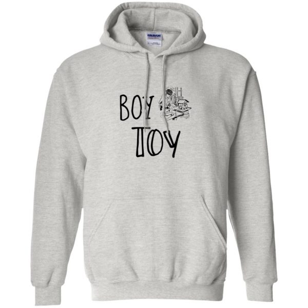 boy toy hoodie - ash